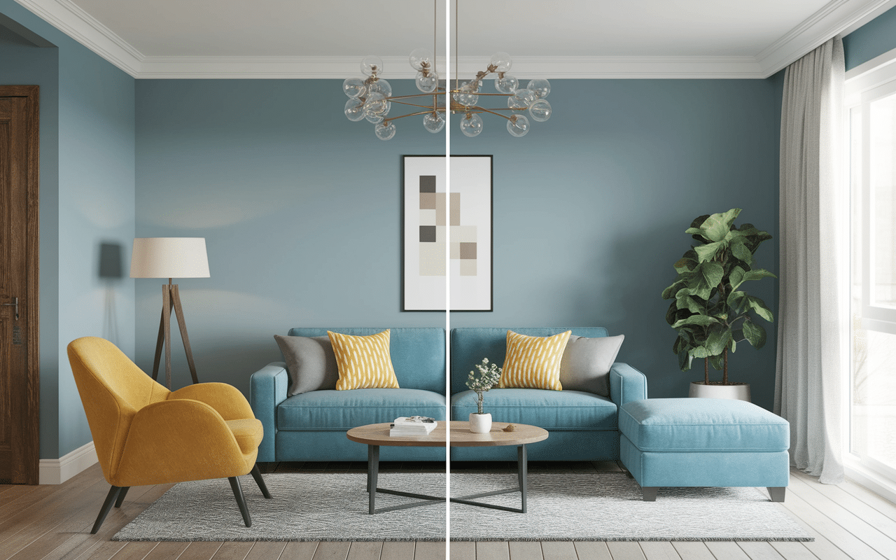 Comparaison ancien et nouveau radiateur design
