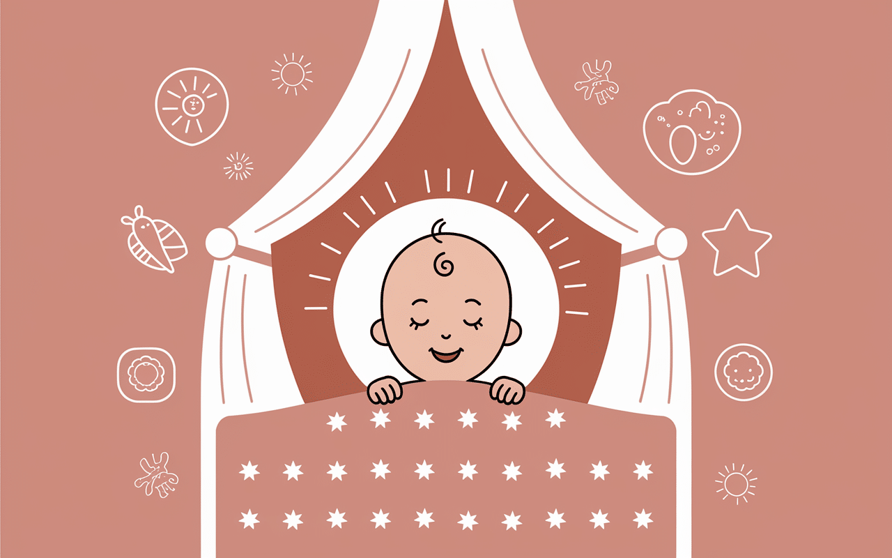 Bénéfices ciel de lit bébé