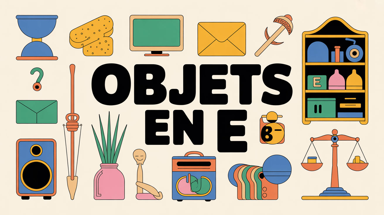 Illustration d'objets en E