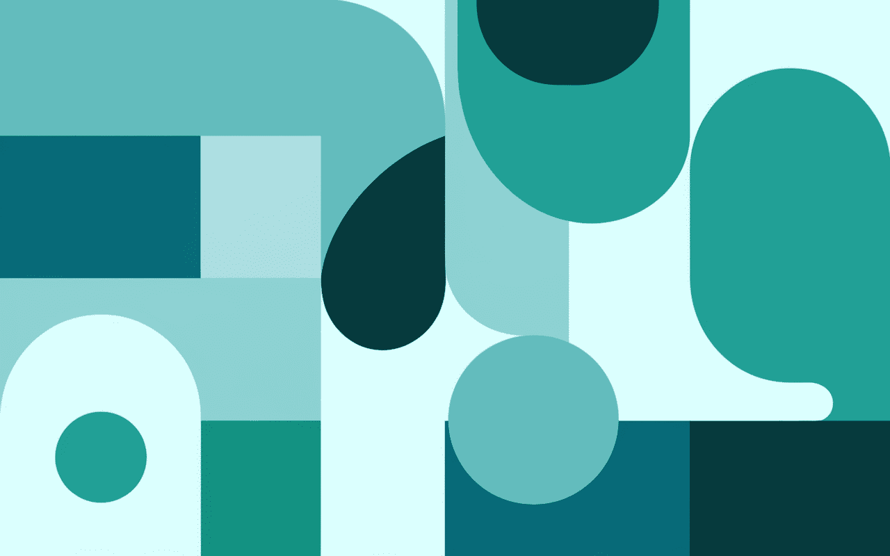 Palette de nuances verdeau avec codes hexadécimaux