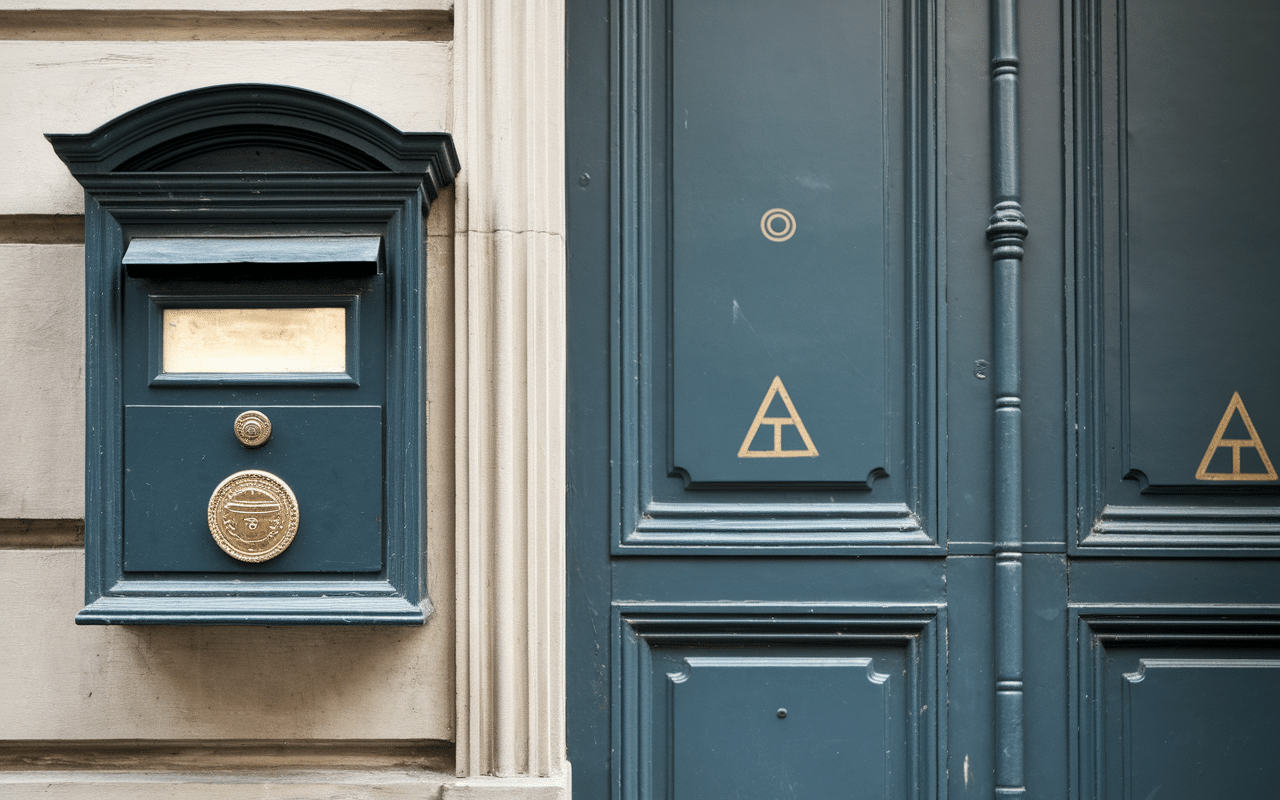Boite aux lettres avec signes cambriolage roumain