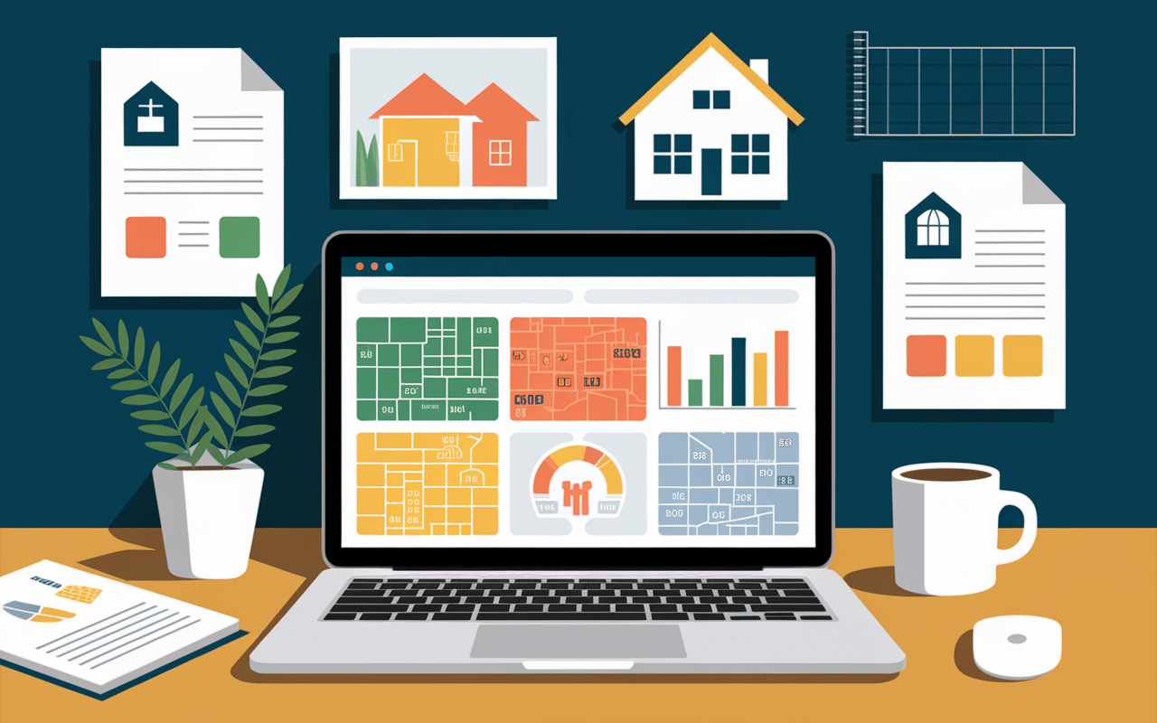 Interface web Fimmnet com cartes graphiques