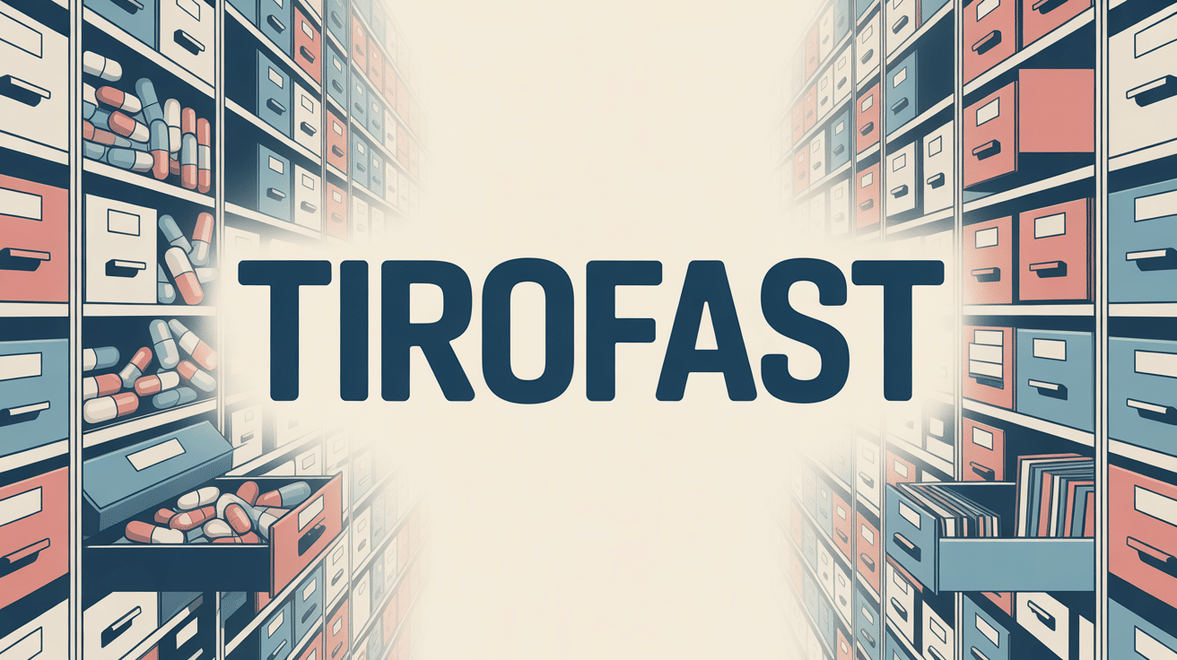 Capsules médicinales et tiroirs d'archivage