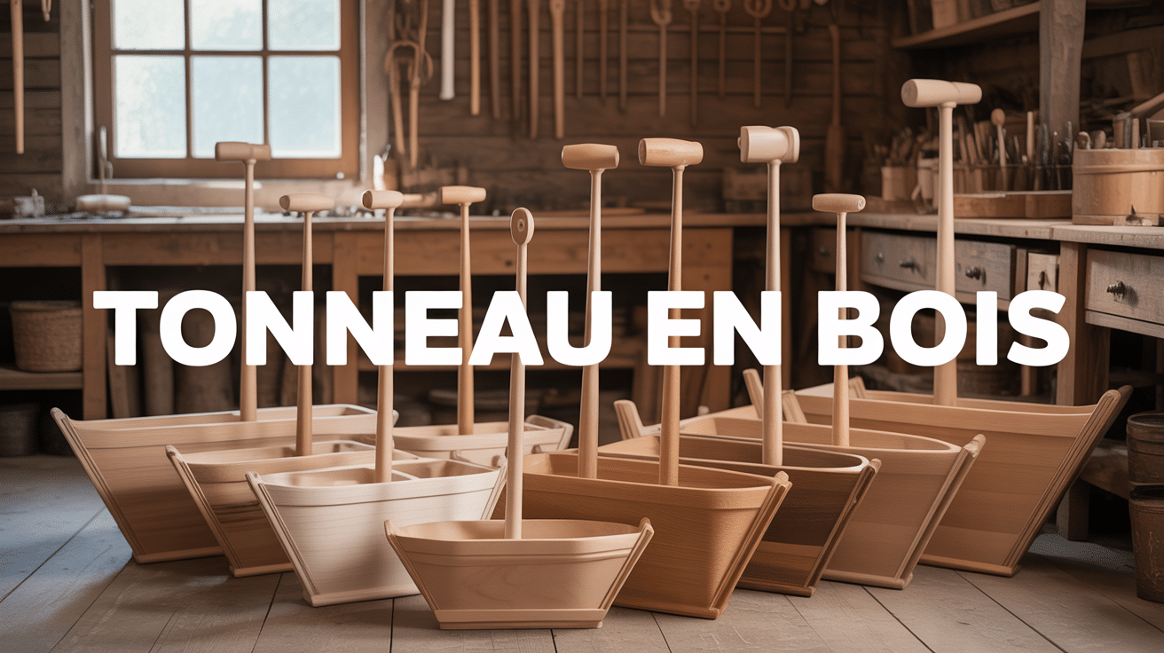 Tonneaux en bois atelier iconique