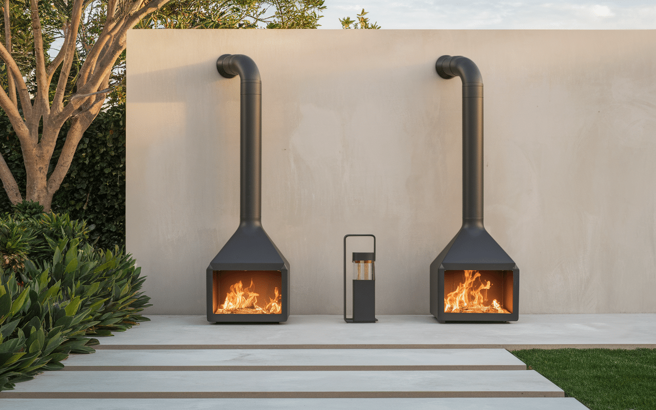 Différents types de cendriers extérieurs