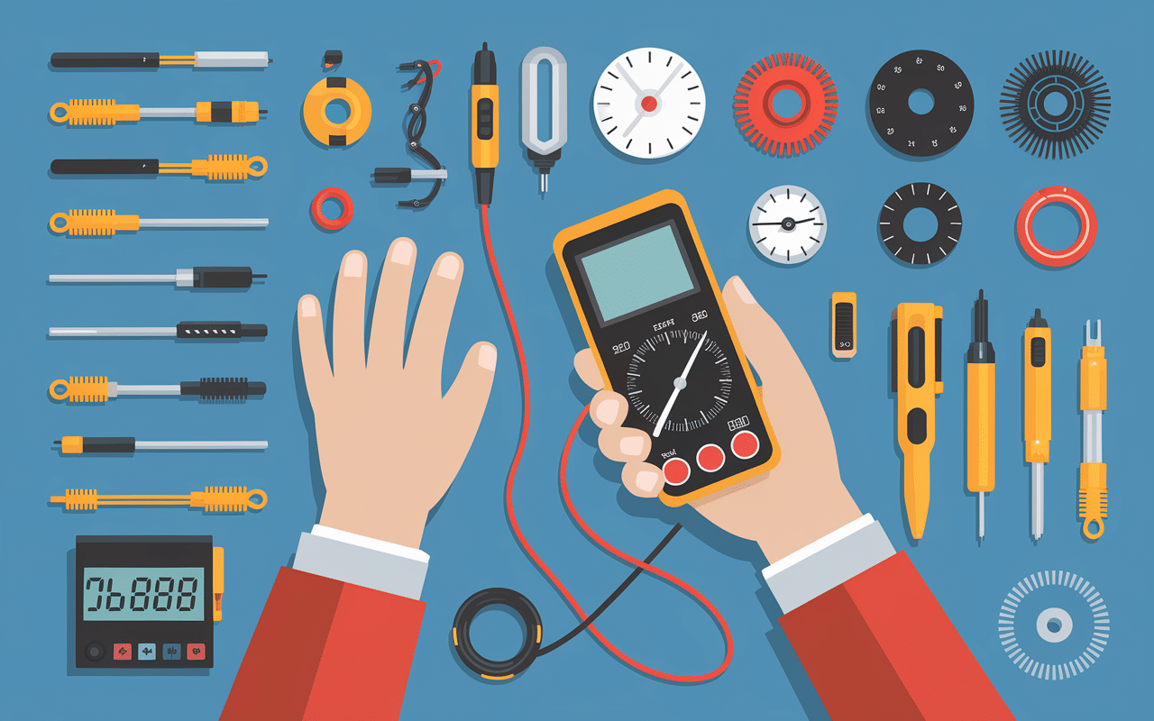 Four ne chauffe plus mais ventile multimètre testant résistance