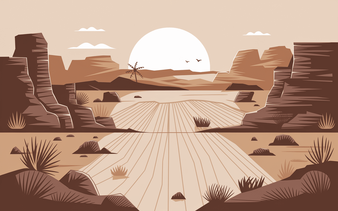 maison dans le desert choisir emplacement