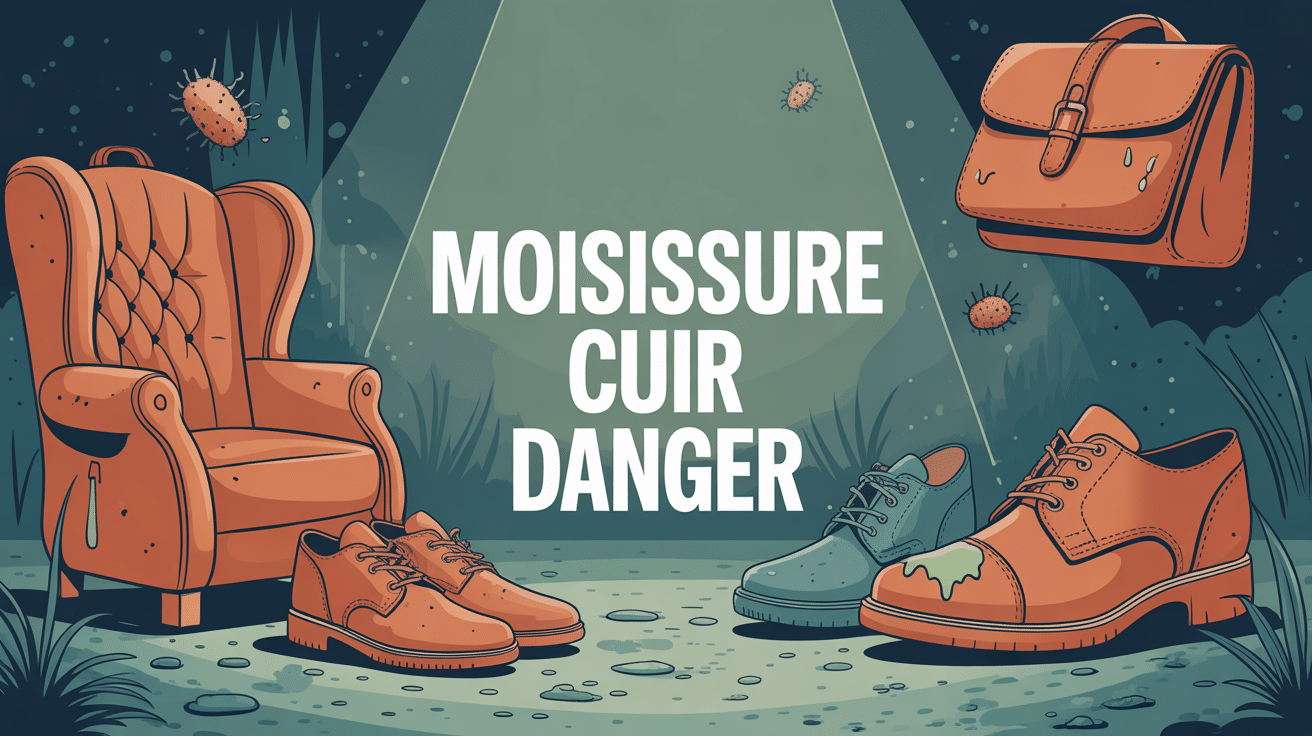 moisissure cuir danger sur objets cuir