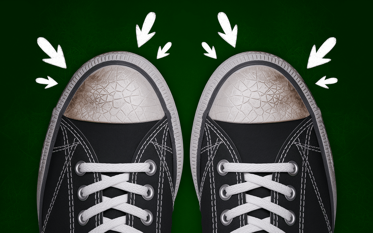 moisissure cuir danger chaussure tachee