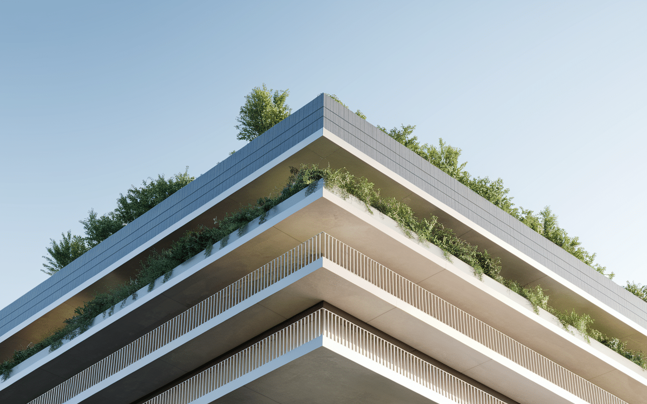 Coupe technique toit terrasse maison étanchéité et pente