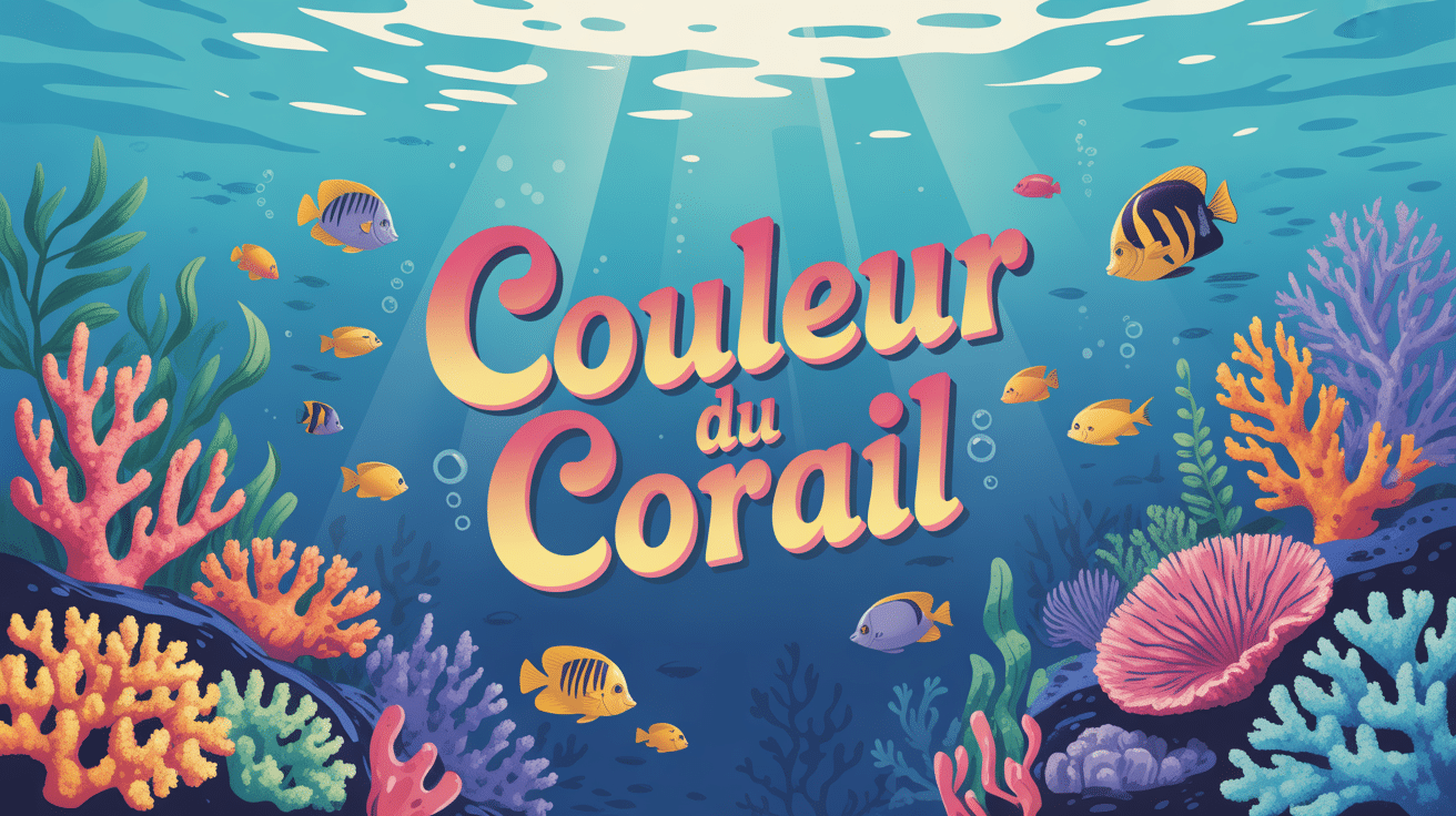 couleur du corail récif tropical poissons couleurs