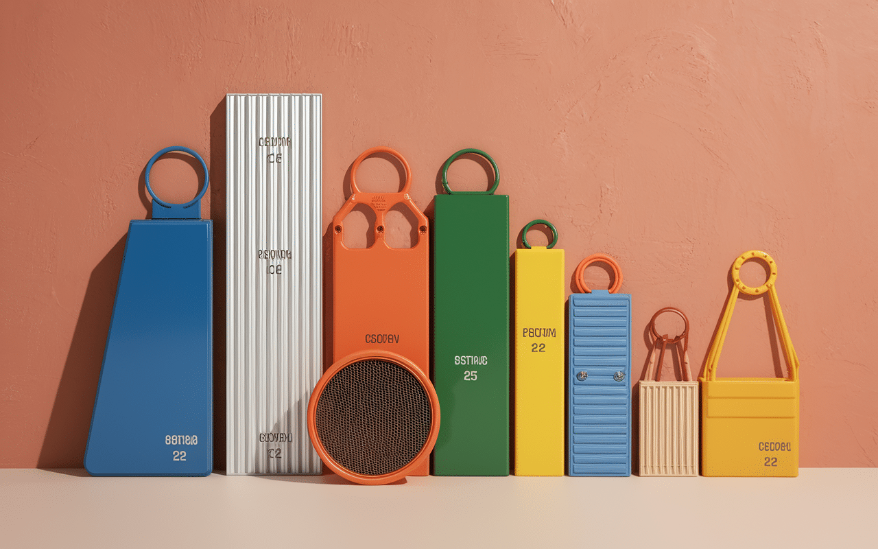 objet en v acier aluminium plastique