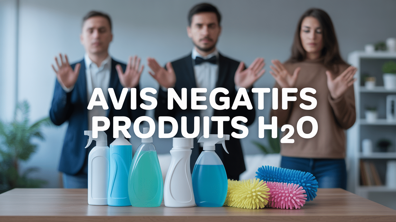produits h2o avis négatifs ambiance critique