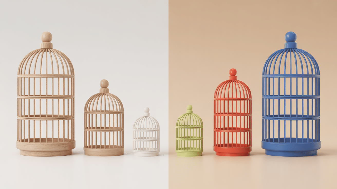 Comparatif cagettes bois plastique tailles