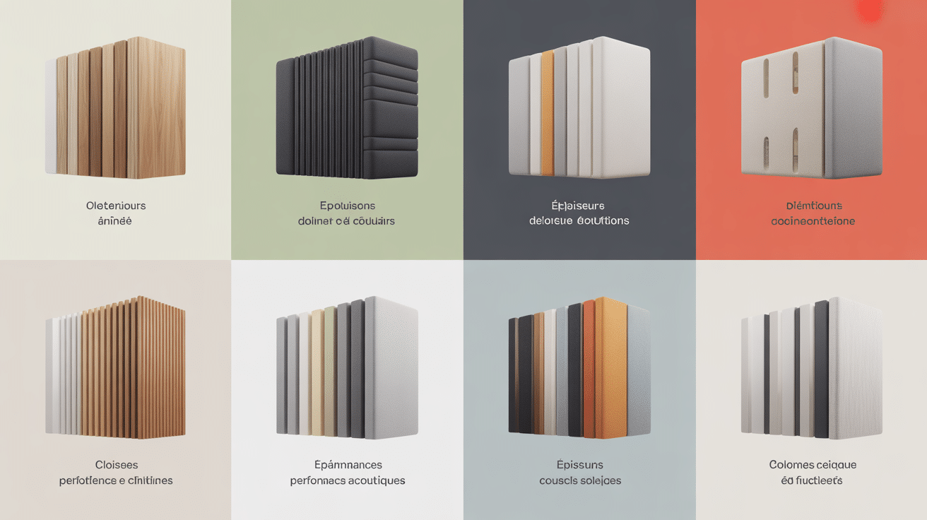 différents types cloison sad matériaux finitions comparatif