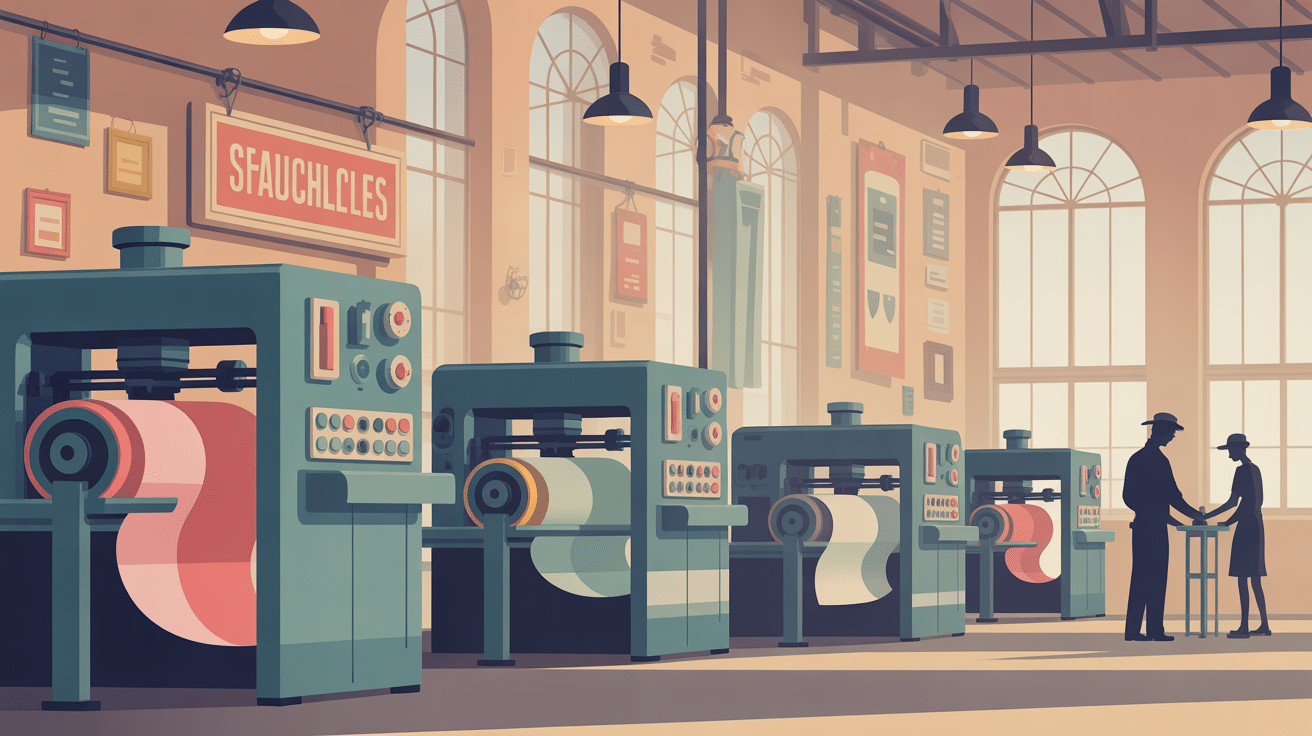 usine vintage inaltera machines papier industrie française