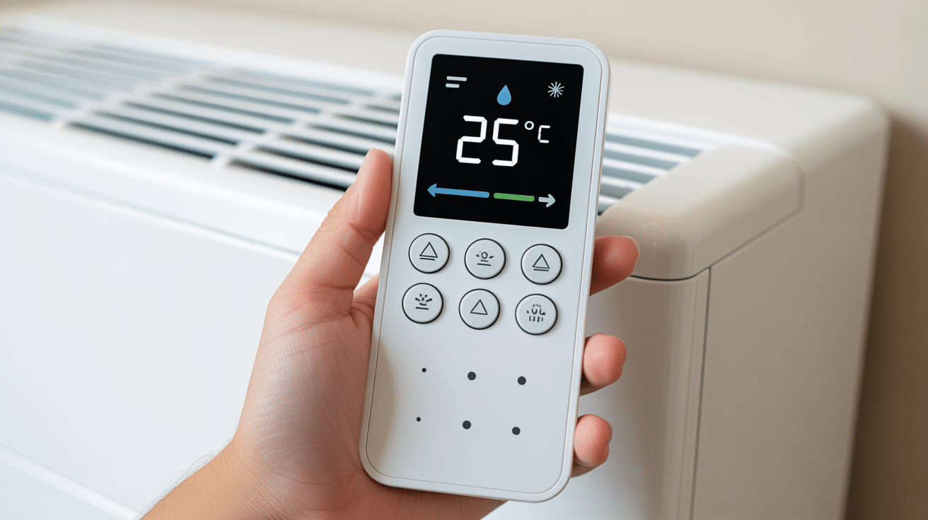 mode dry climatiseur telecommande cycle deshumidification