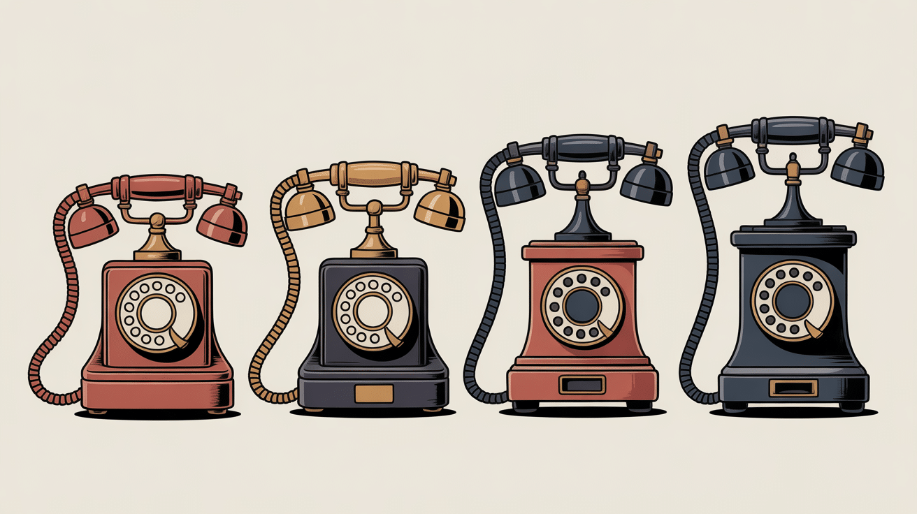 frise moshi moshi moshi évolution téléphone japon
