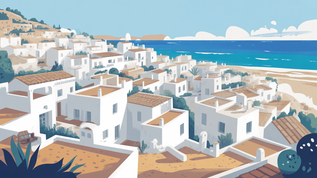Évolution architecturale des maisons blanches méditerranéennes