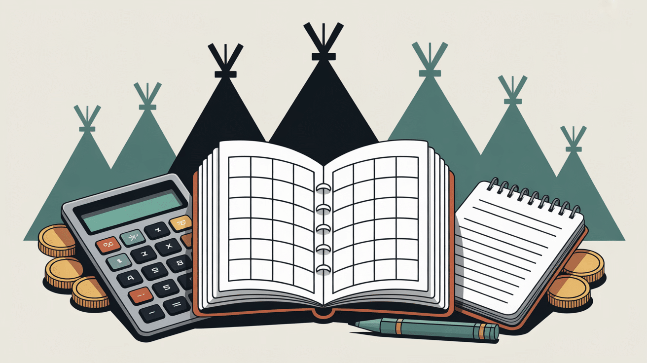 calendrier tipi budget et pièces
