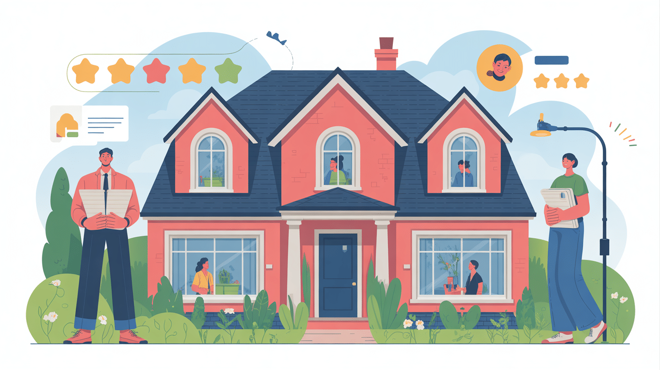Clients satisfaits menuiseries ProVia devant maison