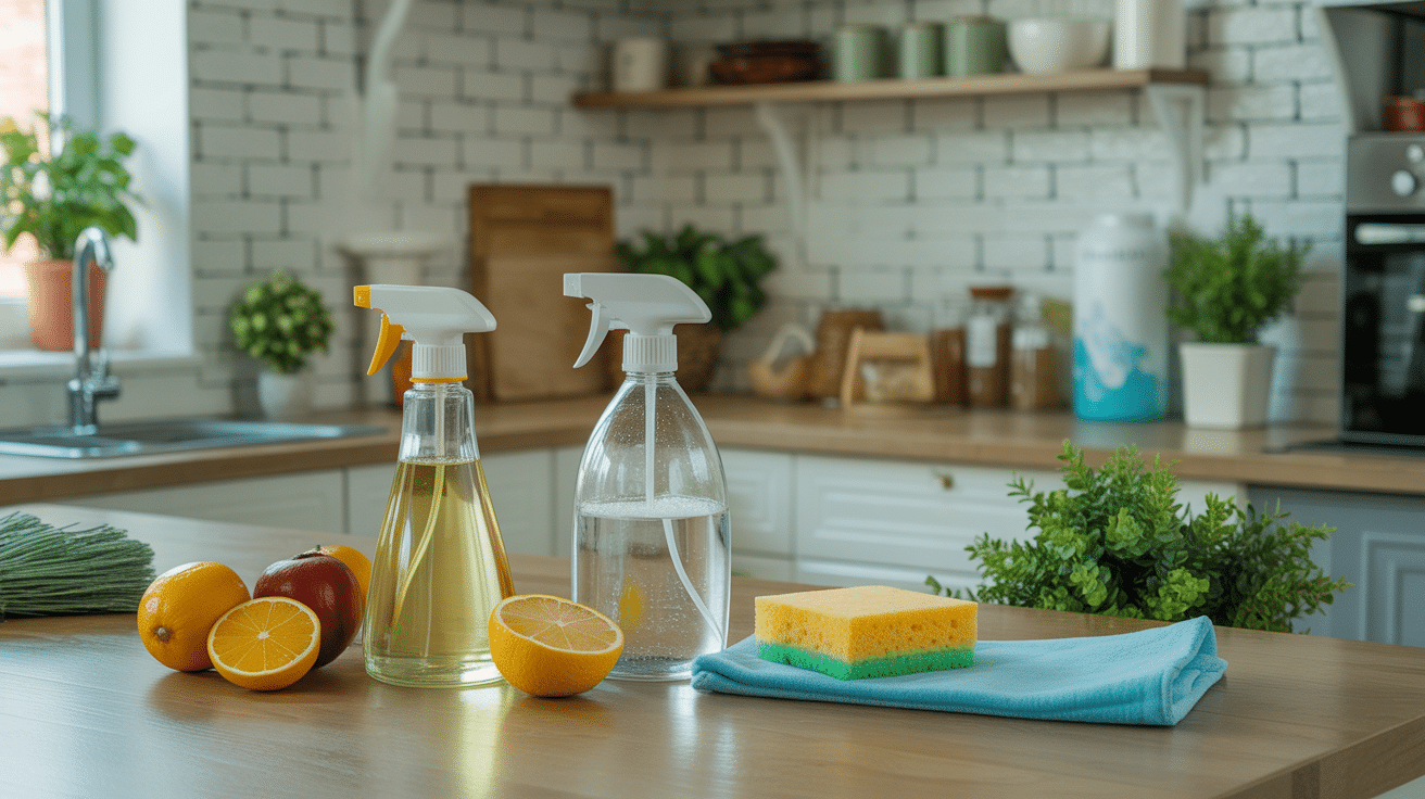 nettoyage naturel vers blanc maison cuisine