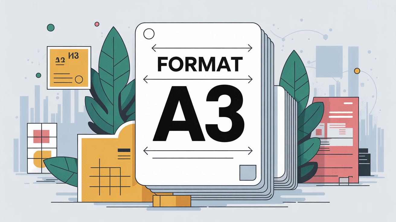 a3 size feuille repères dimensions impression