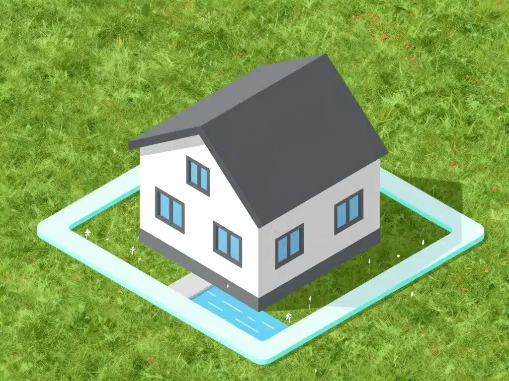 schéma bande de propreté maison protection soubassement