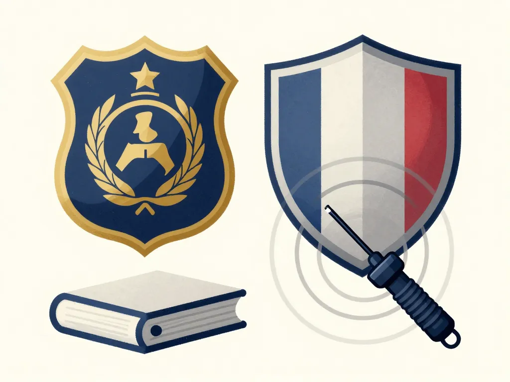 illustration loi taser police contrôle