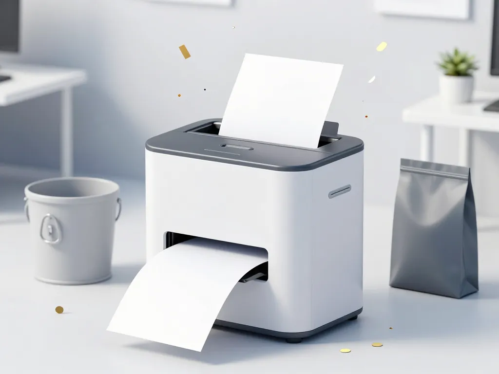 comment détruire des papiers sans les brûler image destructeur de document