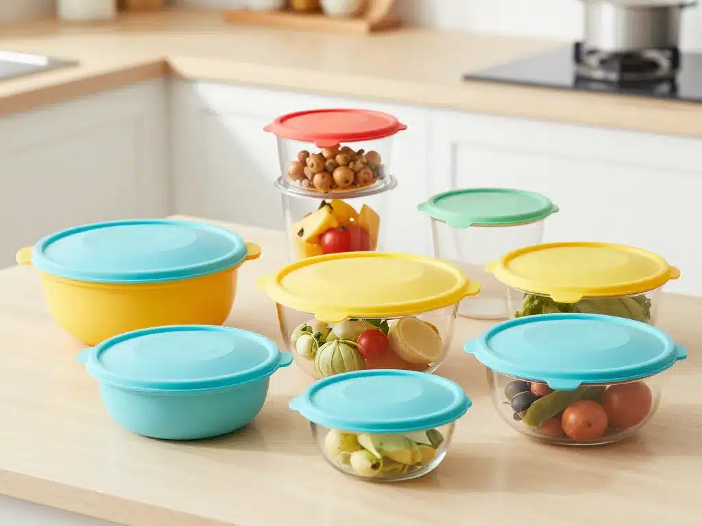 couvercle en silicone différents tailles sur bols