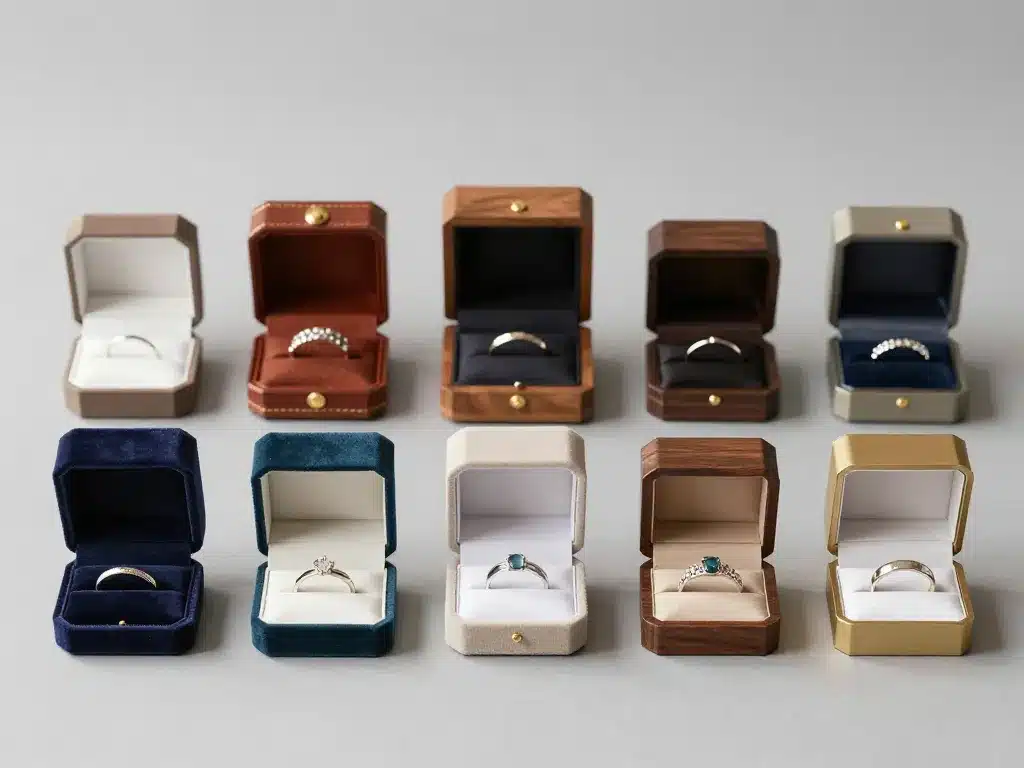 materiaux format design ecrin bague