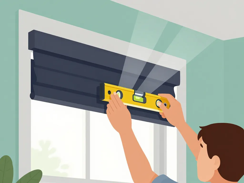 Pose d'un store occultant Toiciel sur fenêtre