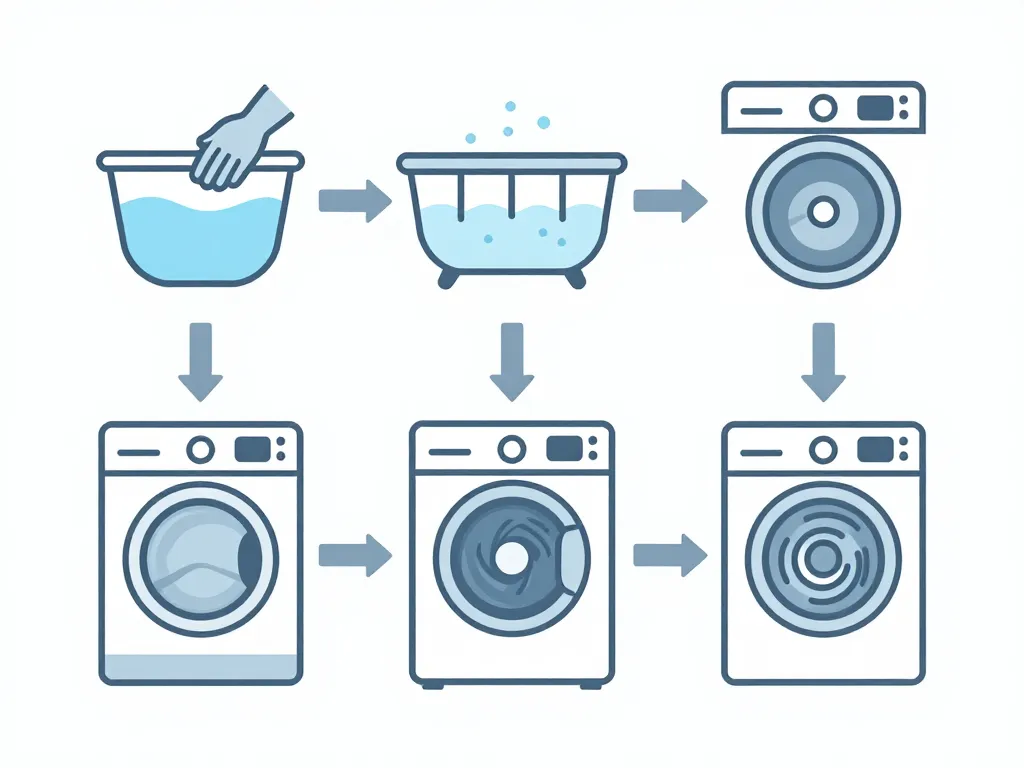 logo machine à laver diagramme symboles lavage, température et essorage