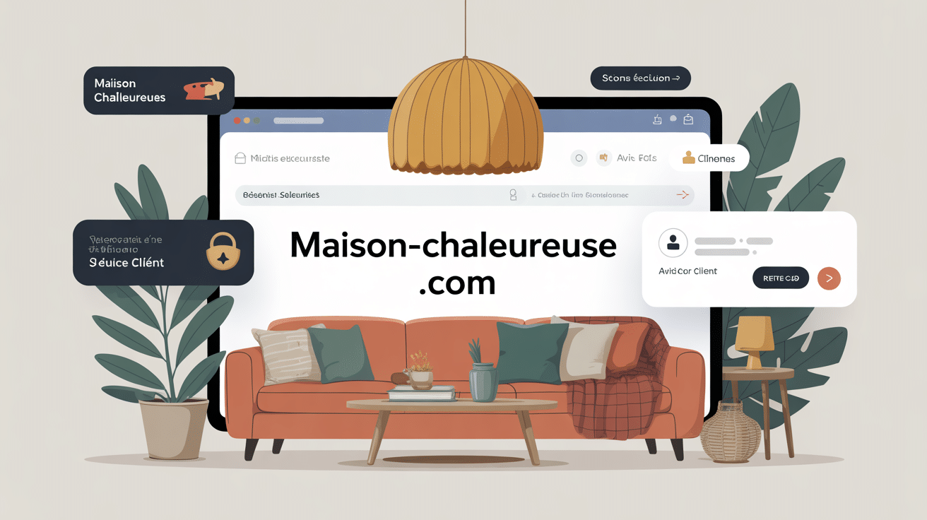 maison-chaleureuse.com avis fiabilité e-commerce décoration
