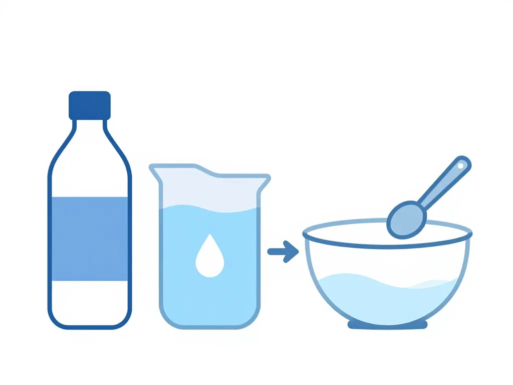 préparer solution nettoyer vinyle vinaigre blanc