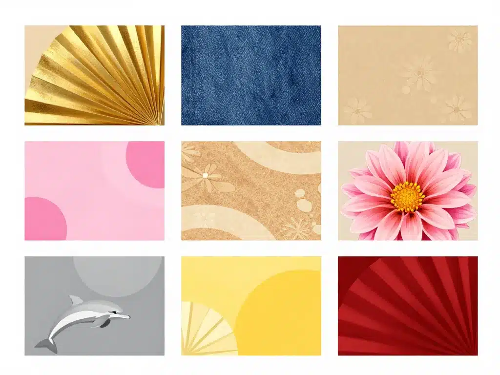 Nuancier couleur en d swatches stylisées