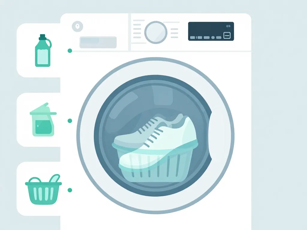 réglages machine à laver chaussure cycle délicat