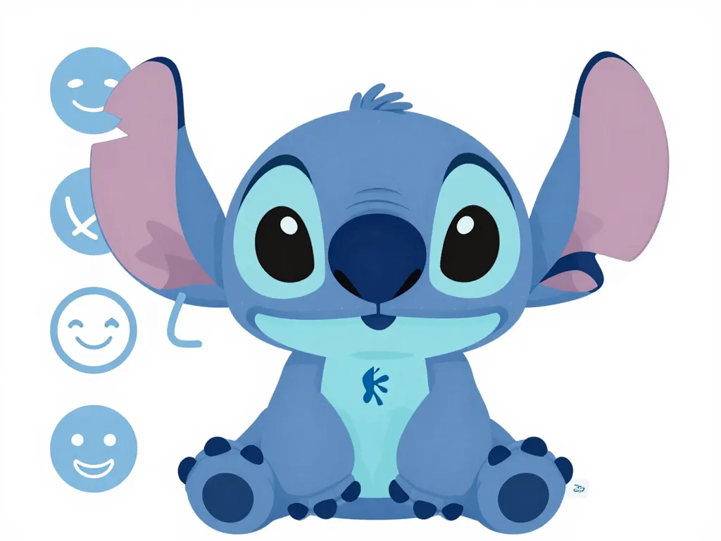 stitch peluche vue coupe avec détails sécurité qualité