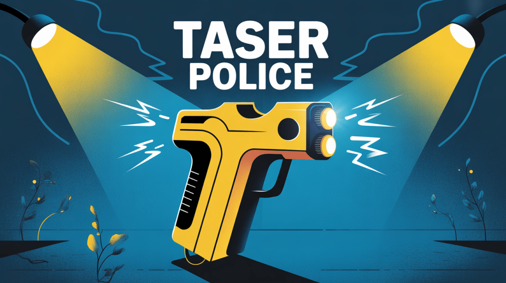 illustration taser police france sécurité loi