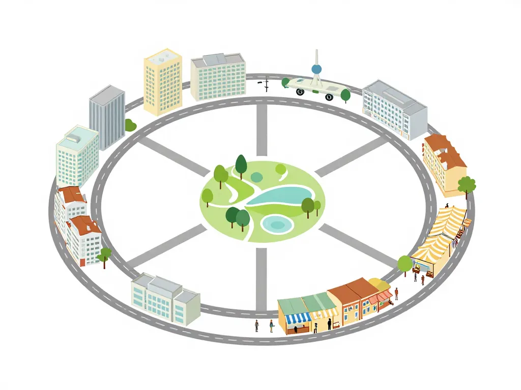 Action coeur de ville schéma axes urbains