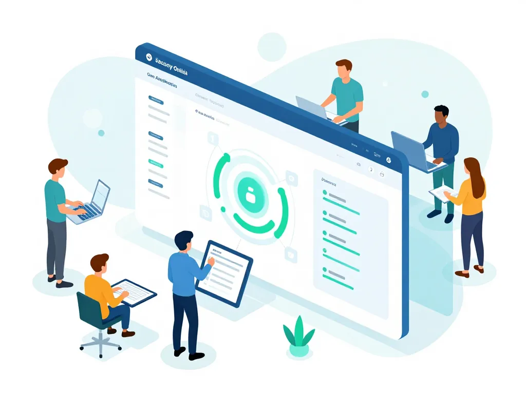 armebis illustration utilisateurs plateforme service