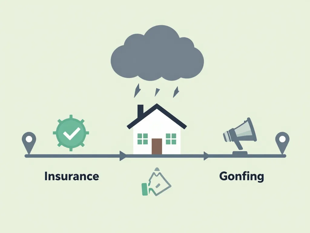 Gestion sinistre entre compromis acte de vente