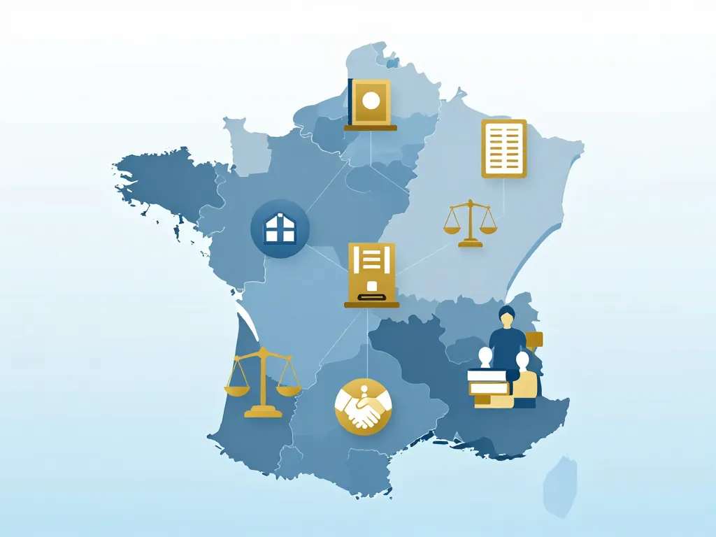 Domaines Cabinet Masson carte France