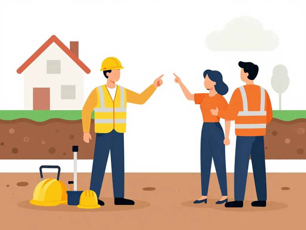 etude de sol g1 scene geotechnicien clients terrain