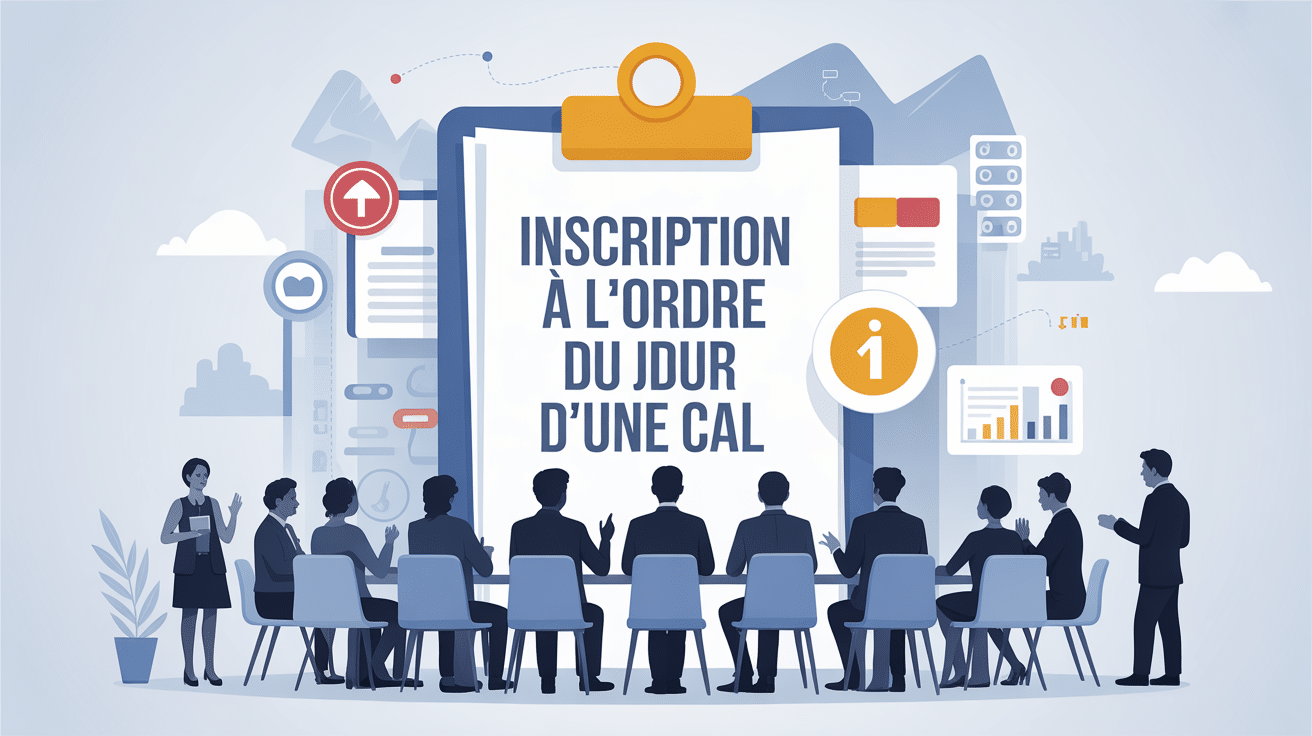 inscription à l'ordre du jour d'une cal, table ronde, processus administratif