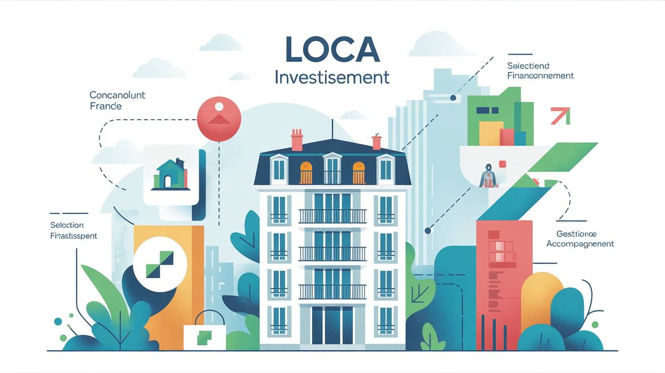 Loca investissement illustration stratégie immobilière