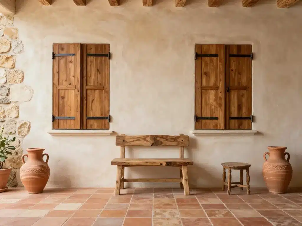 materiaux facade deco maison provencale