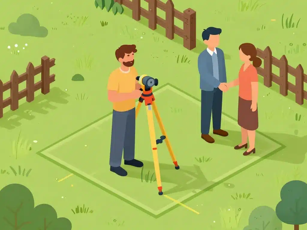 Bornage amiable terrain de plus de 30 ans géomètre voisins