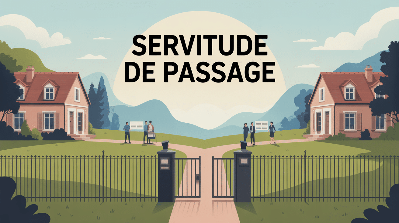 peut-on fermer une servitude de passage sur une propriété privée